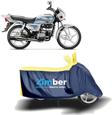 APNEK Two Wheeler Cover for Hero(Splendor Plus, Yellow, Blue)