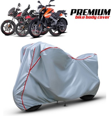 xodi Waterproof Two Wheeler Cover for Bajaj(Pulsar, Silver, Red)