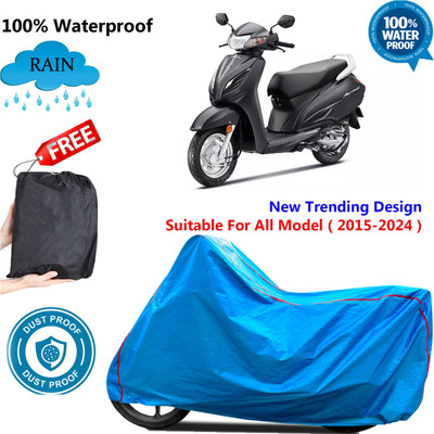 OliverX Waterproof Two Wheeler Cover for Honda(Activa, Blue)