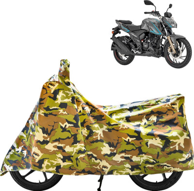 vyas Waterproof Two Wheeler Cover for TVS(Apache RTR 200 4V, Multicolor)