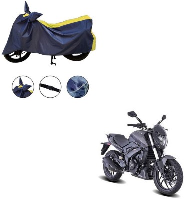 Furnish Flow Two Wheeler Cover for Bajaj(Dominar 250, Yellow)