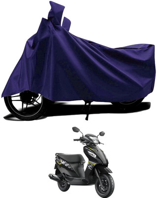 KEDIT Two Wheeler Cover for Universal For Bike(Let's, Blue)