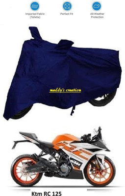 AutoRash Waterproof Two Wheeler Cover for KTM(RC 125, Blue)
