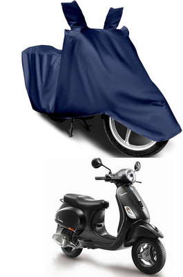 Furious3D Two Wheeler Cover for Piaggio(Vespa, Blue)