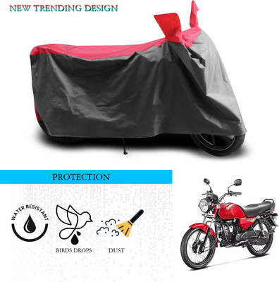 ANTHUB Waterproof Two Wheeler Cover for Hero(HF Dawn, Grey, Red)