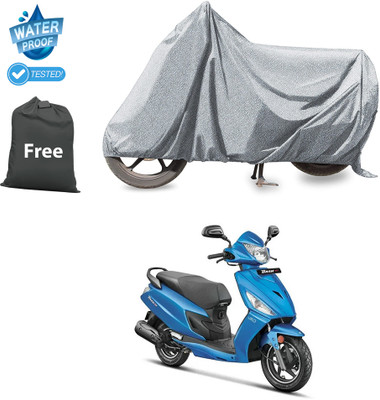 PAGORA Waterproof Two Wheeler Cover for Hero(Dash, Silver)