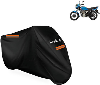Juvdoxj Waterproof Two Wheeler Cover for Yamaha(Saluto RX BS6, Black)