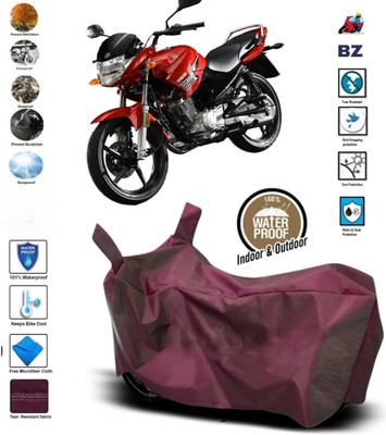 DeepShakshi AUTOMOTIVE Waterproof Two Wheeler Cover for Yamaha(YBR 125, Maroon)