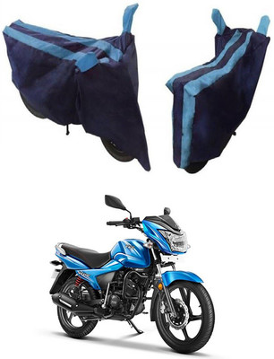 Mdstar Waterproof Two Wheeler Cover for TVS(Victor, Blue)