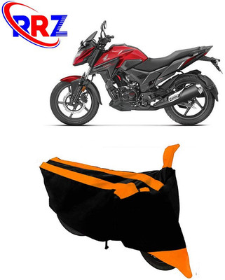 RRZ Waterproof Two Wheeler Cover for Honda(X-Blade, Black, Orange)