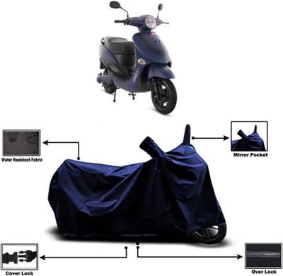 AASHTIK MART Two Wheeler Cover for Hero(Electric Photon, Blue)