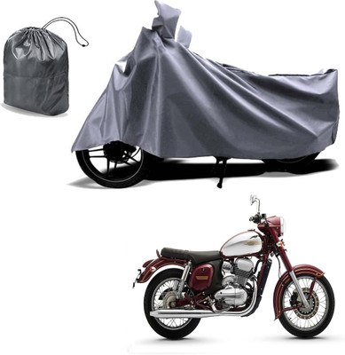 Autoinnovation Waterproof Two Wheeler Cover for JAWA(Standard 350, Grey)