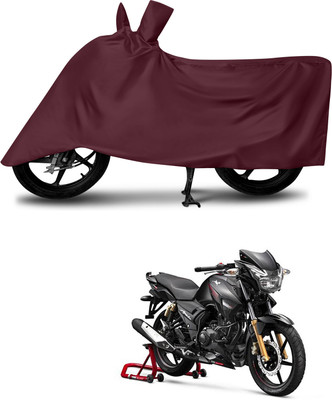 DeepShakshi AUTOMOTIVE Waterproof Two Wheeler Cover for TVS(Apache RTR 160, Maroon)