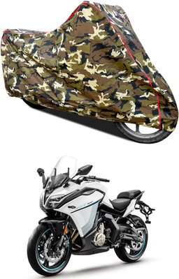 PAGORA Waterproof Two Wheeler Cover for CFMoto(650GT, Yellow)