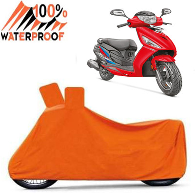 ROYAL AUTO MART Waterproof Two Wheeler Cover for Hero(Maestro Edge, Orange)