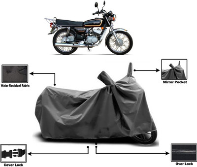 Amexride Two Wheeler Cover for Yamaha(RX135, Grey)