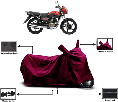 Amexride Two Wheeler Cover for TVS(Radeon, Maroon)