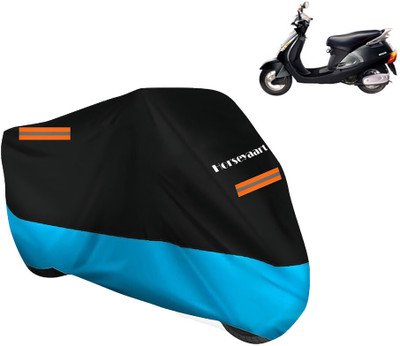 Horseyaart Waterproof Two Wheeler Cover for Kinetic(Nova EX, Blue)