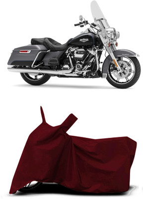 VESMEI Two Wheeler Cover for Harley Davidson(Road King, Red)