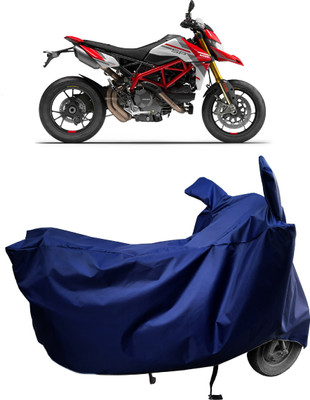 Amexride Two Wheeler Cover for Ducati(Hypermotard, Blue)