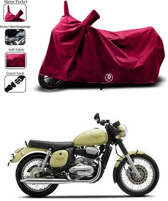 MWBB Waterproof Two Wheeler Cover for JAWA(42, Maroon)