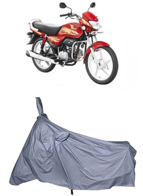 Varnwal E Commerce Waterproof Two Wheeler Cover for Hero(HF Deluxe, Silver)