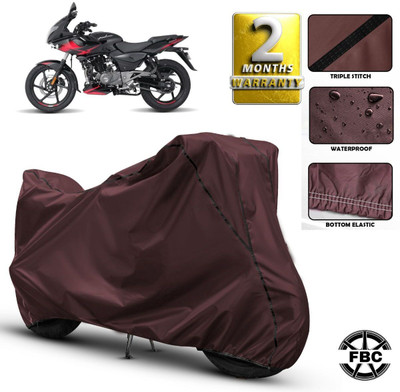 AUTOCAD Waterproof Two Wheeler Cover for Bajaj(Pulsar 220F, Maroon)