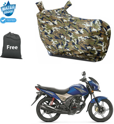 PAGORA Waterproof Two Wheeler Cover for Honda(CB Shine SP, Yellow)