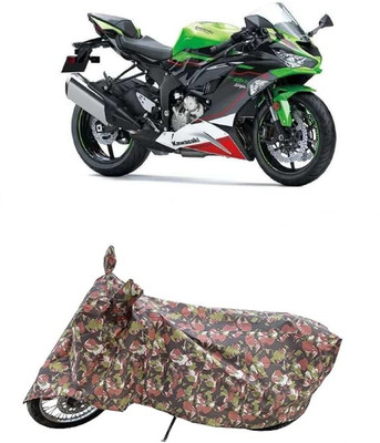 Coxtor Waterproof Two Wheeler Cover for Kawasaki(Ninja ZX-6R BS6, Multicolor)