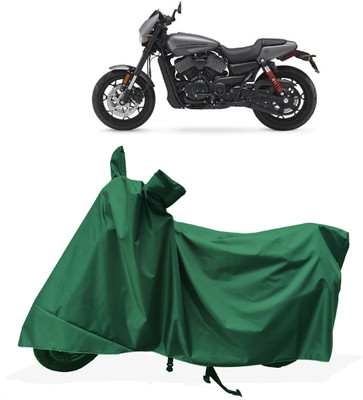 Tricway Two Wheeler Cover for Harley Davidson(Street Rod, Green)