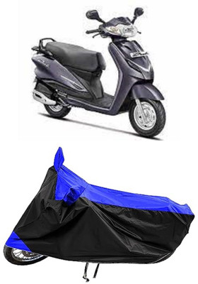 Mdstar Waterproof Two Wheeler Cover for Hero(Duet VX 110CC BS6, Blue)
