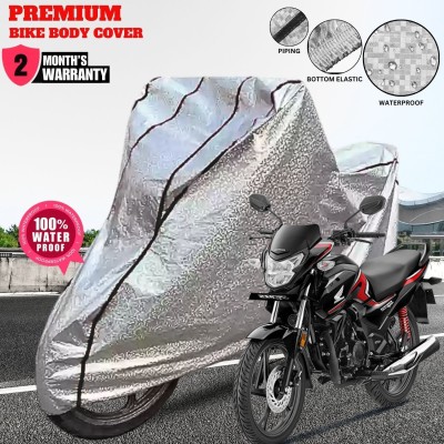 Aanvi Auto Waterproof Two Wheeler Cover for Honda(SP 125, Silver)