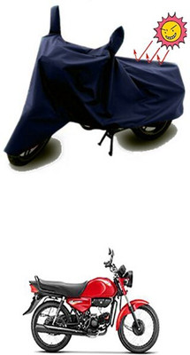 Gromaa Two Wheeler Cover for Hero(HF Dawn, Blue)