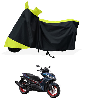 Tricway Two Wheeler Cover for Yamaha(Aerox 155 Maxi, Yellow)