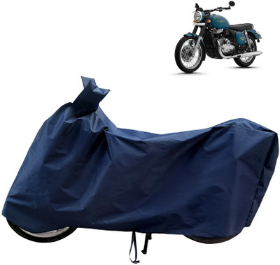 Horseyaart Waterproof Two Wheeler Cover for JAWA(Forty Two, Blue)
