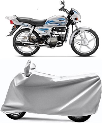 V VINTON Two Wheeler Cover for Hero(Splendor Plus, Grey)