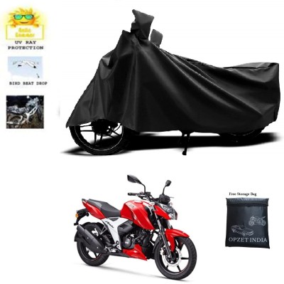 OPZET INDIA Waterproof Two Wheeler Cover for TVS(Apache RTR 180, Black)