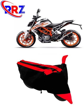 RRZ Waterproof Two Wheeler Cover for KTM(Duke 390, Black, Red)