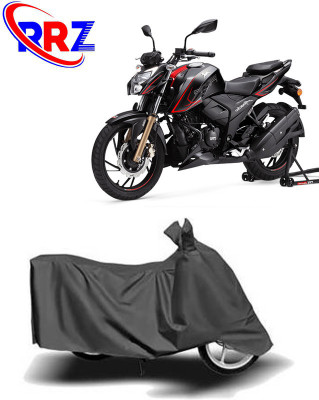 RRZ Waterproof Two Wheeler Cover for TVS(Apache RTR 200 4V, Grey)