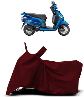 VESMEI Two Wheeler Cover for Royal Enfield(Maestro Edge 110 BS6, Red)