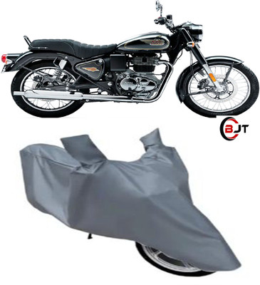 BHAGAT JI TRADER Waterproof Two Wheeler Cover for Royal Enfield(Silver)