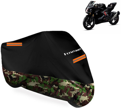 Horseyaart Waterproof Two Wheeler Cover for TVS(Apache RR 310, Multicolor)