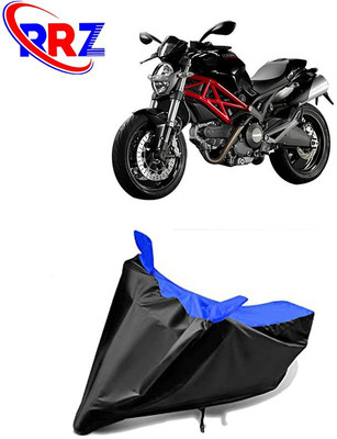 RRZ Waterproof Two Wheeler Cover for Ducati(Monster 795, Black, Blue)