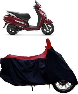 KEDIT Two Wheeler Cover for Honda(Activa 125, Red, Black)