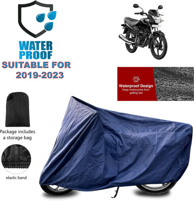 PAGORA Waterproof Two Wheeler Cover for TVS(Sport, Blue)