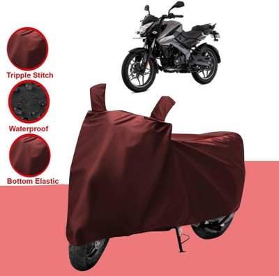 HWSXQAE Two Wheeler Cover for Bajaj(Pulsar NS125, Maroon)