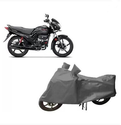 Tritika Waterproof Two Wheeler Cover for Hero(Passion Plus, Grey)
