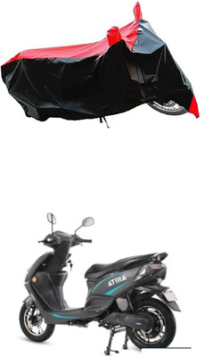 VESMEI Two Wheeler Cover for Hero(Electric Atria, Red)