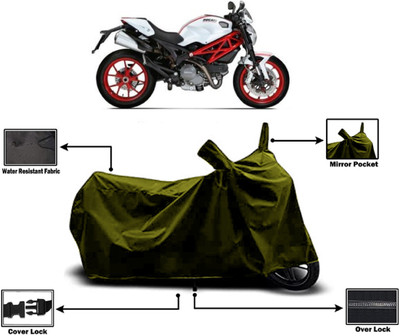 Amexride Two Wheeler Cover for Ducati(Monster 796 S2R, Green)