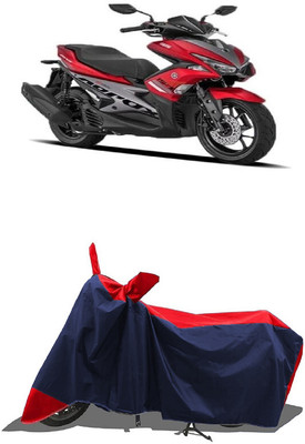SUGASHRI Waterproof Two Wheeler Cover for Yamaha(Aerox 155 Maxi BS6, Red, Blue)